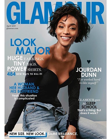 Jourdan Dunn for Glamour UK