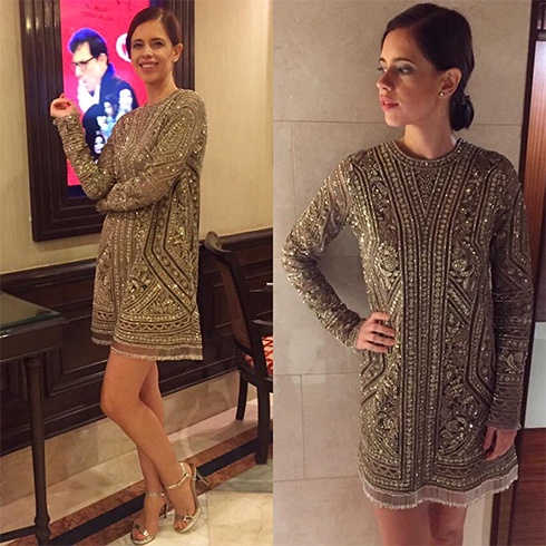 Kalki Koechlin Sequinned Fashion