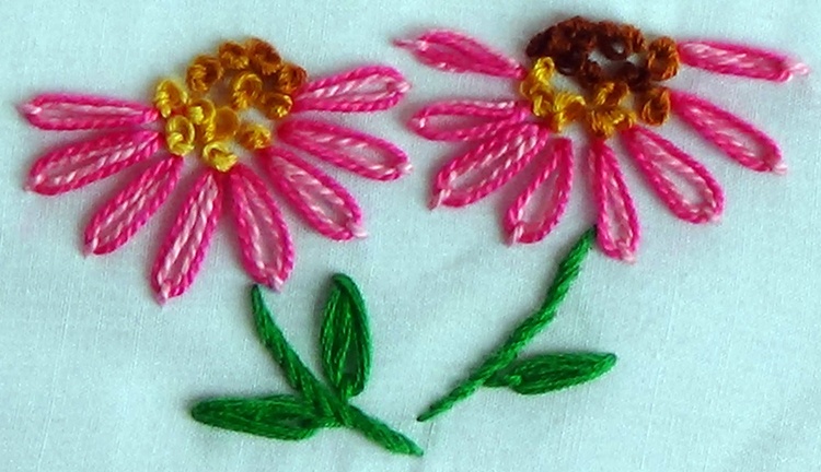 Lazy Daisy Embroidery