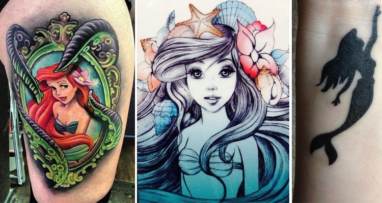 Little Mermaid Tattoos