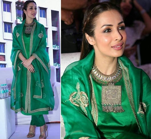 Malaika Arora in Handloom