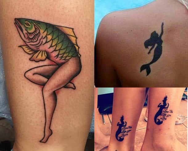 Matching Mermaid Tattoos