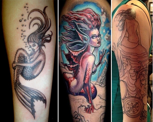 Mermaid Arm Tattoos