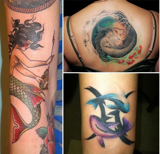 Mermaid Pisces Tattoos