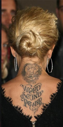 neck tattoos for women