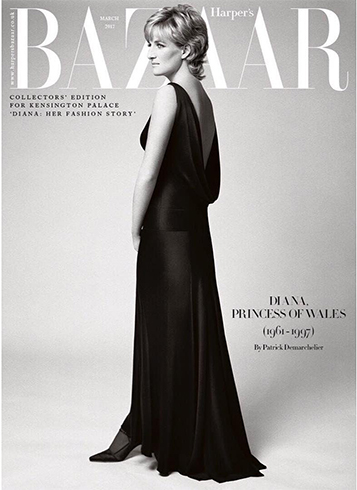 Princess Diana on Harpers Bazaar uk