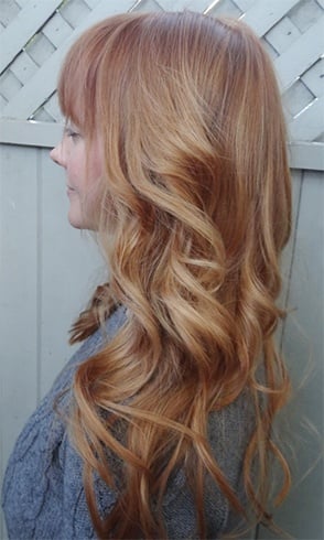 Strawberry Blonde Color in Refined Beige