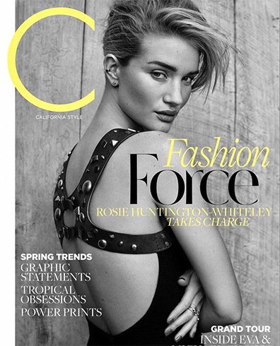 Rosie Huntington Whiteley on c Magazine