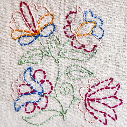 Running Stitch Embroidery Designs | Custom Embroidery