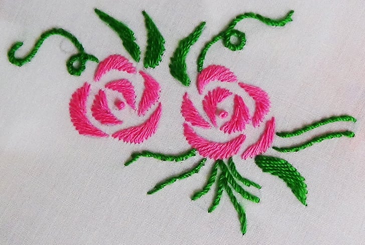 Satin Stitch Embroidery