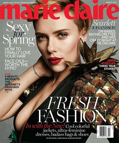 Scarlett Johansson on Marie Claire