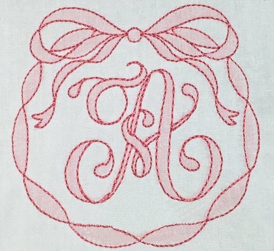 Shadow Stitch Embroidery
