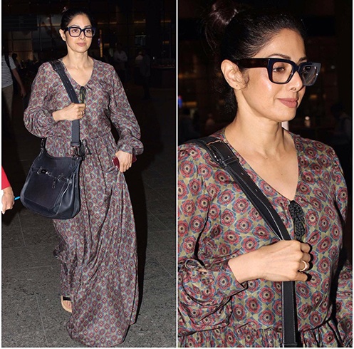 Sridevi Airport Style