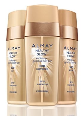 Almay Healthy Glow Makeup + Gradual Self Tan