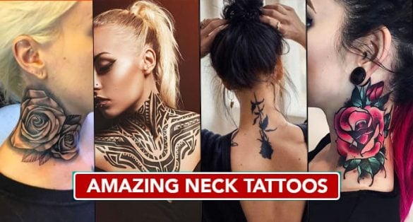 Amazing Neck Tattoos