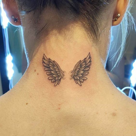 Bird Neck Tattoo by Lux Altera TattooNOW