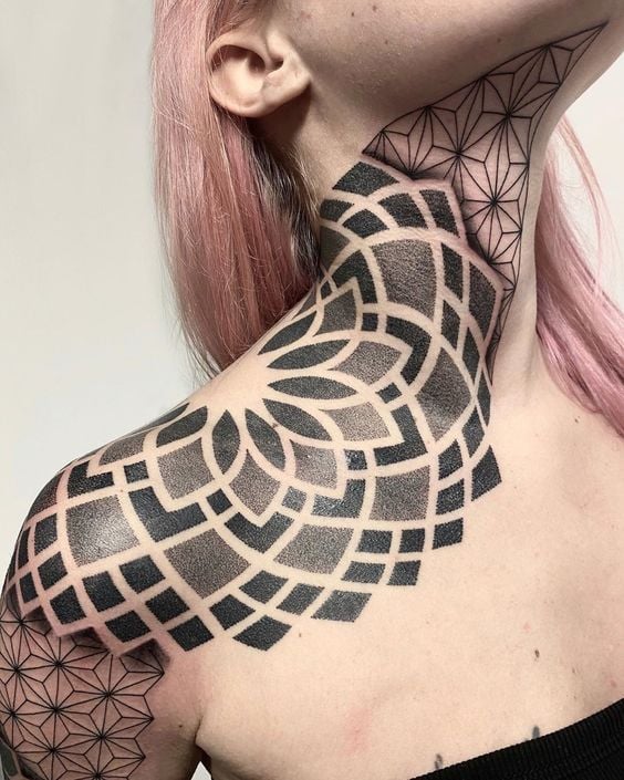 26 Coolest Neck Tattoos For Women 2023  Inspired Beauty