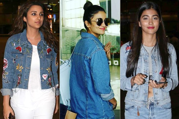 b-Town Inspired Denim Airport Fashion Looks