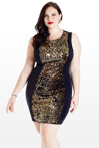 Short Black Sequin Dress