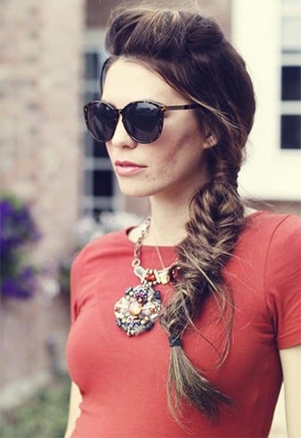 Fishtail Braid Updo