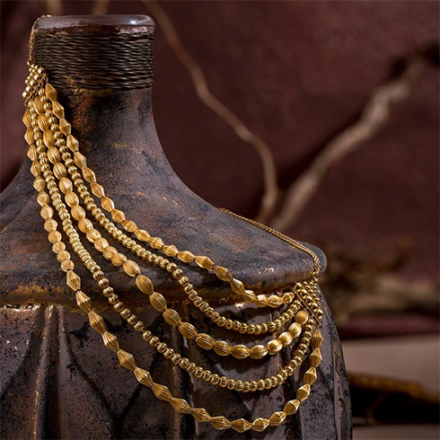 Five Line Nakshi Beads Necklace from the Chokapora collection