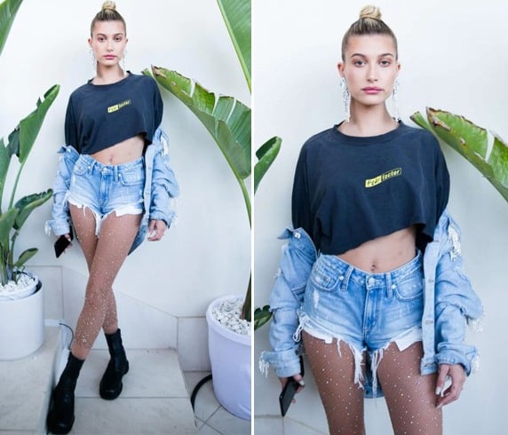 Hailey Baldwin At 2017 Coachella