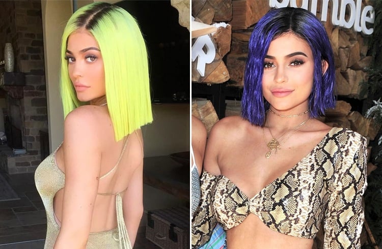 Kylie Coachella special hair colors