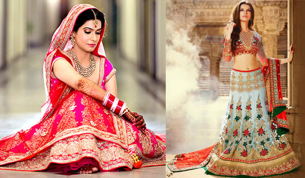 snapdeal bridal lehenga