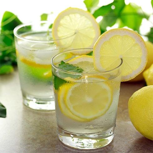 Lemon and Basil Infused Water Recipe