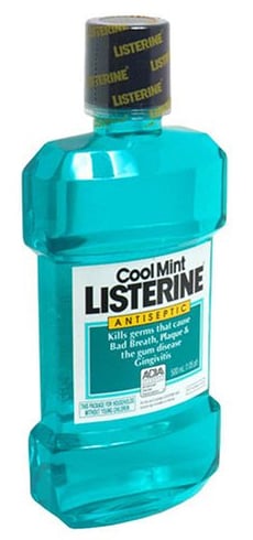 Listerine for Pimple on Nose