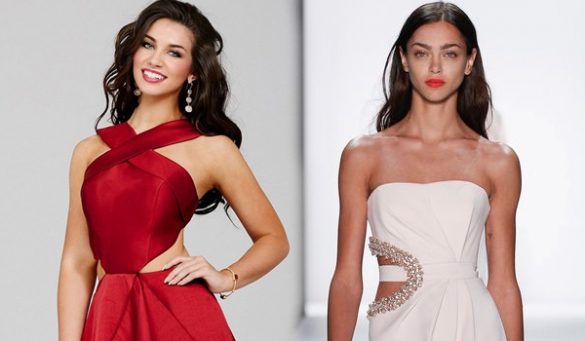 Side Cut Out Prom Dresses