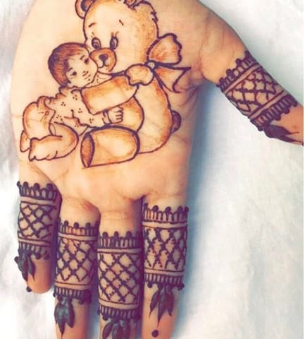 Cute Mehndi For Child