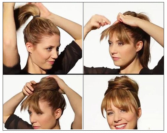 Fake Your Bangs Hairstyle