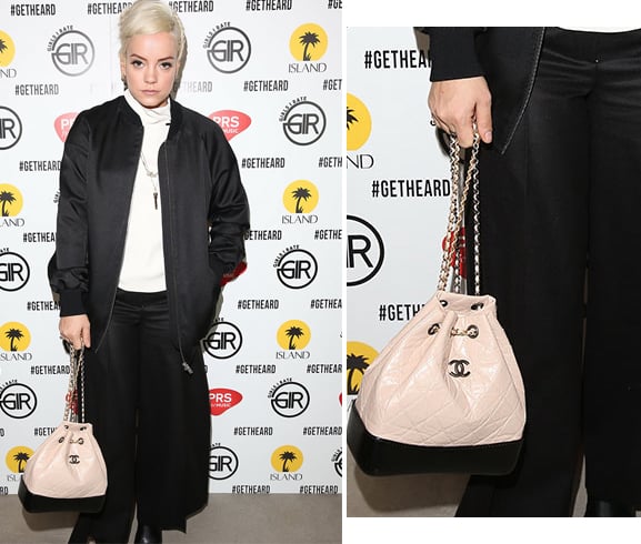 Lily Allen- Chanel- Drawstring Bag