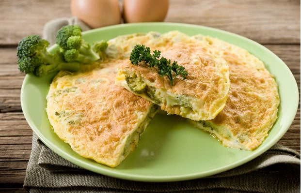 Broccoli And Feta Omelet