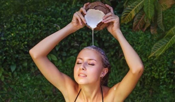 Coconut Milk Bath For Hair