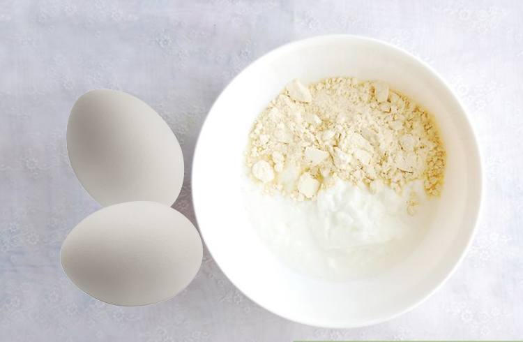 Egg Gram Flour and Yogurt Mask