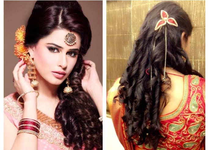 Hairstyles for Saree