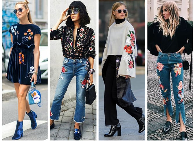 How to wear the embroidered trend