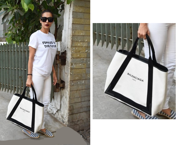 Malaika Arora In Balenciaga Tote Bag