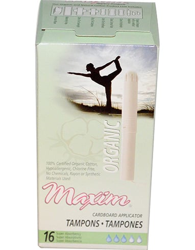 Maxim Organic Tampons