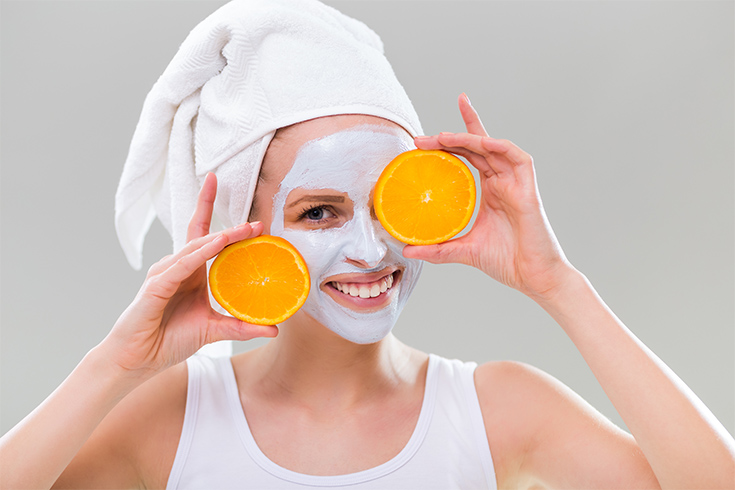 Orange Peel Face Mask For Acne
