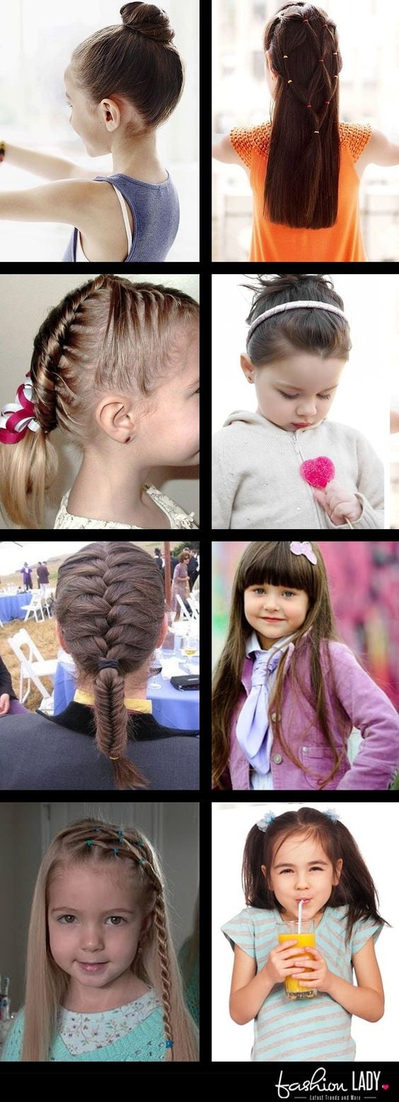 8 Super Easy Hairstyles For Girls - Step By Step