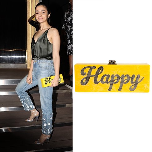 Alia Bhatt Edie Parker Clutch