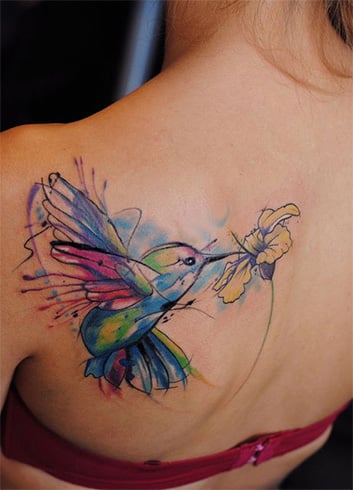 Amazing Hummingbird Tattoo Designs