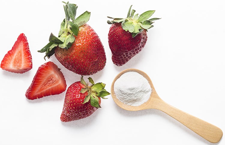 Baking Soda And Strawberry