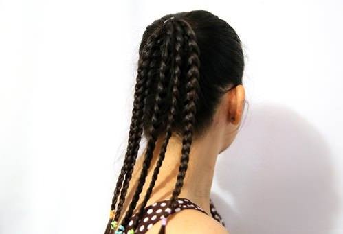 Braided Ponytail with Banana Clip