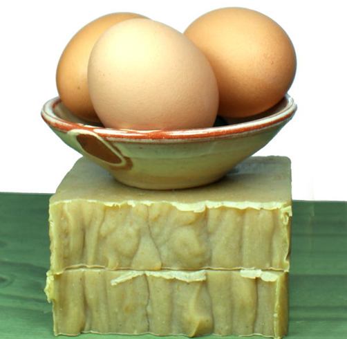 castile soap and egg yolk