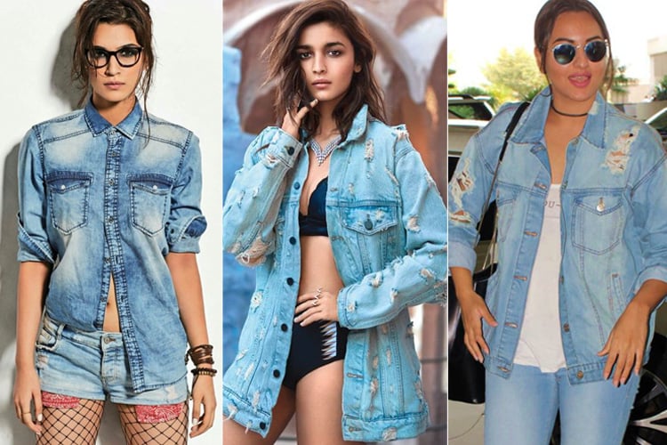 Celebrites Ripped Denims