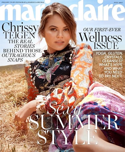 Chrissy Teigen for Marie Claire